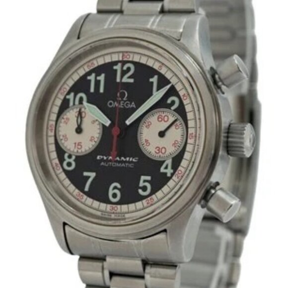 Omega 38mm Men\'s Dynamic Chronograph Targa Florio Limited Edition Watch 5241.51! main image 8